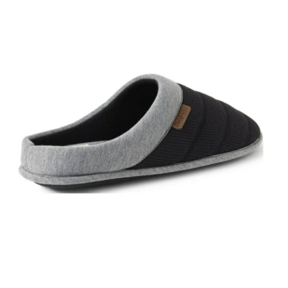 Dearfoams Cozy Comfort Men's Bound Knit Clog Slippers Size 9/10